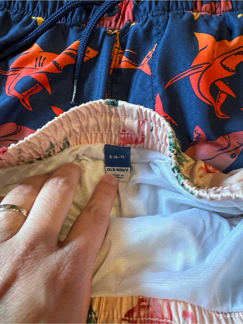 Cat & Jack/ Old Navy/ etc Kids Swim Trunks Multi-Pattern Color Pack (6/7) - Picture 3 of 4